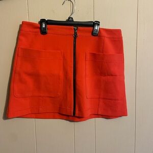 Rachel Roy orange skirt size 10